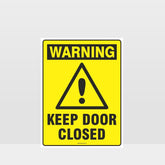 Custom Metal Sign,Warning Keep Closed Sign